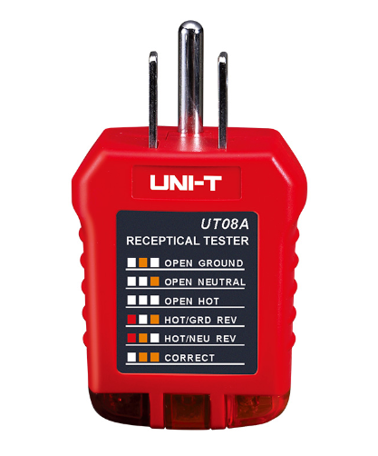 Тестер розеток UNI-T UT08A Мультиметры