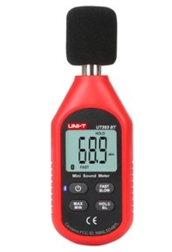 Мини-Измеритель уровня звука UNI-T UT353BT Измерительные линии