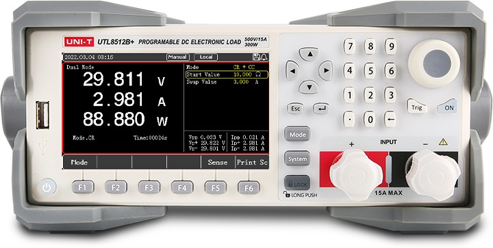 Нагрузка электронная постоянного тока UNI-T UTL8512B+ Амперметры